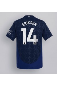 Manchester United Christian Eriksen #14 Fotballdrakt Borte Klær 2024-25 Korte ermer